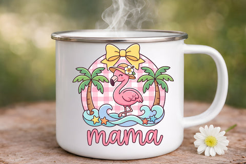 Summer Beach Mama Sublimation PaperPrintSVG 