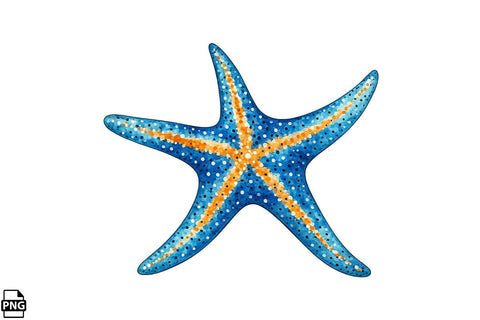 Summer Beach Starfish PNG Clipart Bundle Printable File Sublimation Creativedesigntee 