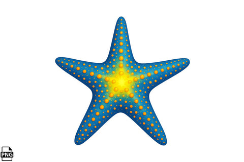 Summer Beach Starfish PNG Clipart Bundle Printable File Sublimation Creativedesigntee 