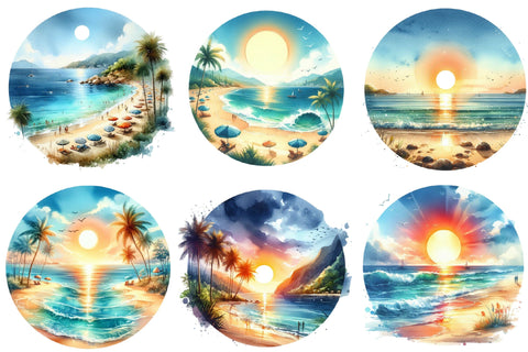 Summer & Beach View Sublimation Bundle Sublimation designartist 