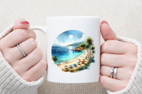 Summer & Beach View Sublimation Bundle Sublimation designartist 