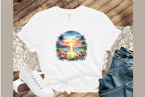 Summer & Beach View Sublimation Bundle Sublimation designartist 