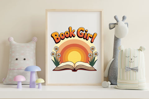 Summer Bookish Hand-Drawn PNG Bundle | Book Lover Sublimation Designs, Reading Club Shirt PNG, Books and Coffee Graphic Collection Sublimation FloridPrintables 