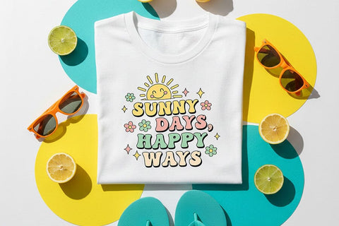 Summer Bright And Fun Png Bundle, Sunkissed And Smiling, Flip Flop State of Mind, Good Times & Tan Lines, Tropical Digital Sublimation Pngs SVG TiffsCraftyCreations 