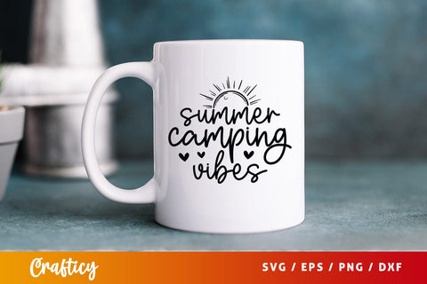 Summer camping vibes SVG Design SVG Designangry 