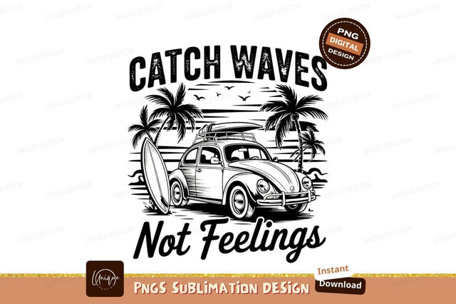 Summer Car Surfing Vector Illustration Design Sublimation Designangry 