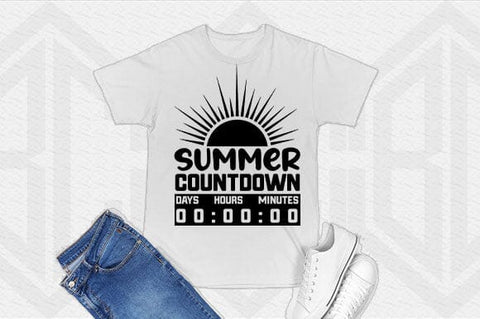 Summer Countdown SVG Summer Sun Clipart SVG BillahCrafts 