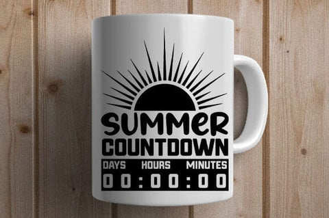 Summer Countdown SVG Summer Sun Clipart SVG BillahCrafts 