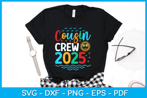 Summer Cousin Crew 2025 SVG PNG PDF Cut File SVG Creativedesigntee 