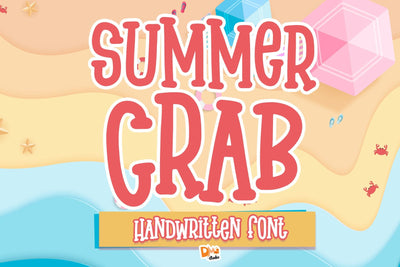Summer Crab Font Dm Letter Studio 
