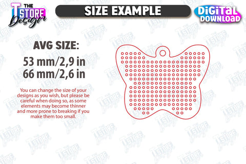 Summer Cross Stitch Keychain Laser Cut Bundle | Wooden Keyring | Shape | CNC Files SVG The T Store Design 