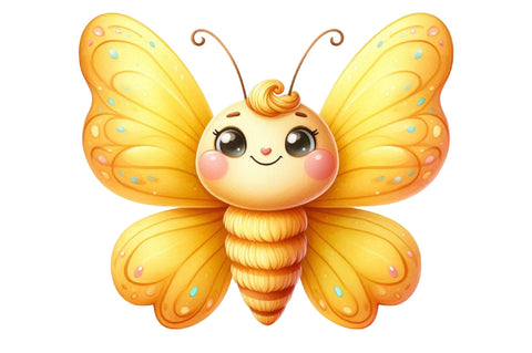 Summer Cute Butterfly Clipart Sublimation SVGista 