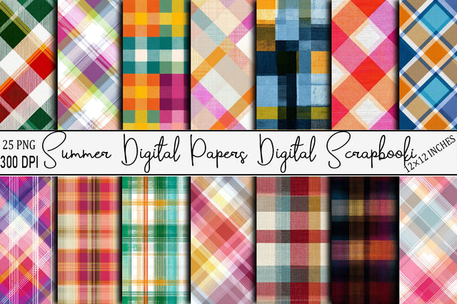 Summer Digital Papers Digital Scrapbooki Digital Pattern SVGArt 