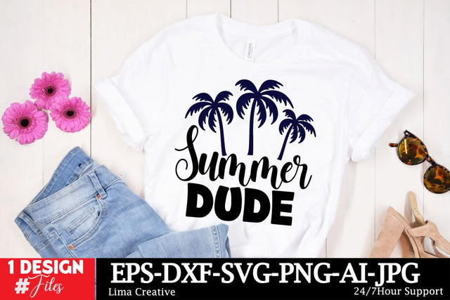 Summer Dude SVG Cut File SVG Insomnia Std 