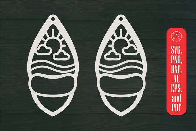 Summer Earring SVG Bundle SVG MD JOYNAL ABDIN 