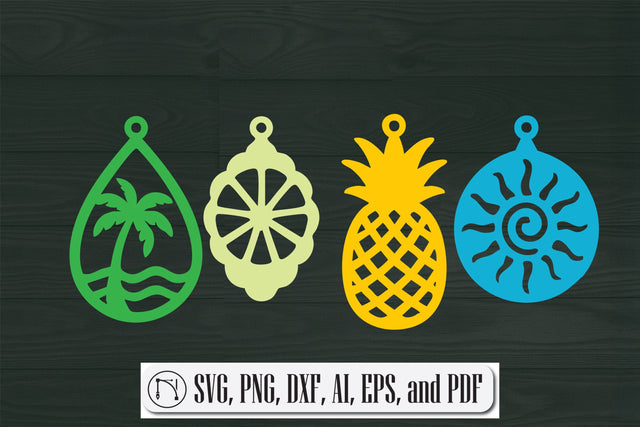 Summer Earring SVG Bundle SVG MD JOYNAL ABDIN 