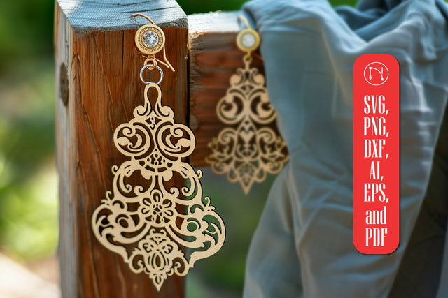 Summer Earrings Laser Cut SVG SVG MD JOYNAL ABDIN 