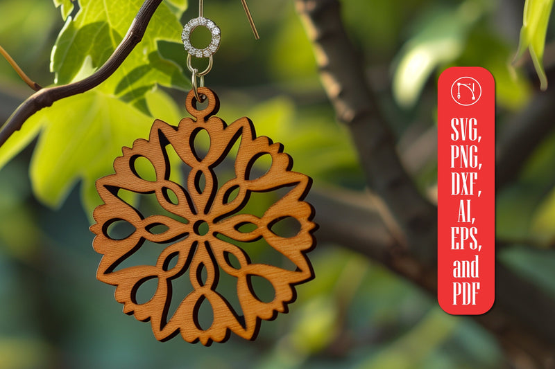 Summer Earrings Laser Cut svg SVG MD JOYNAL ABDIN 