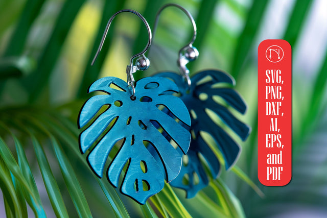 Summer Earrings Laser Cut SVG SVG MD JOYNAL ABDIN 