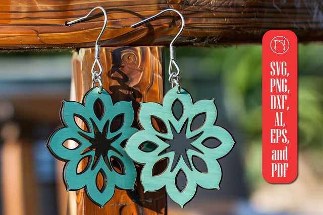 Summer Earrings Laser Cut svg SVG MD JOYNAL ABDIN 