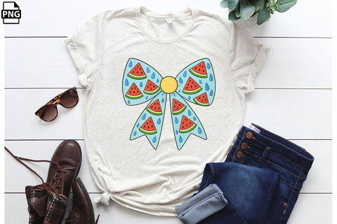 Summer Elements Coquette Bow PNG Clipart Bundle Printable File Sublimation Creativedesigntee 