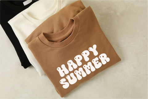 Summer Energy - Retro Groovy Font Font Masyafi Studio 