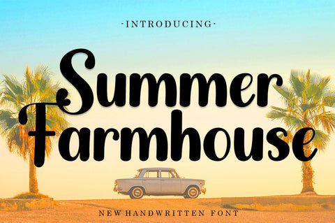 Summer Farmhouse Font RomieStudio 
