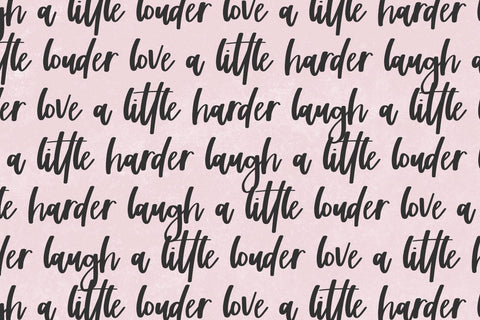 Summer Fling Script Font Beck McCormick 