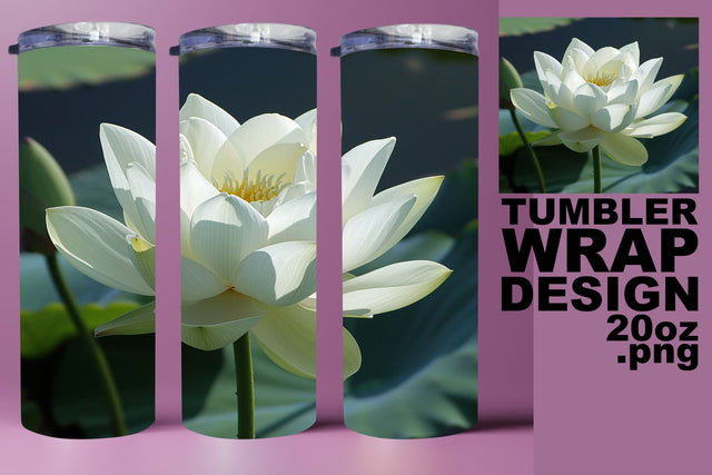 Summer Floral Delight Tumbler Wrap - Realistic Sublimation afrosvg 