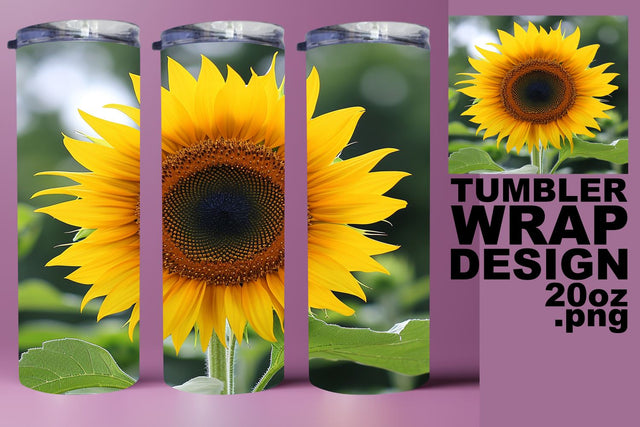 Summer Floral Fiesta Tumbler Wrap - Realistic Sublimation afrosvg 