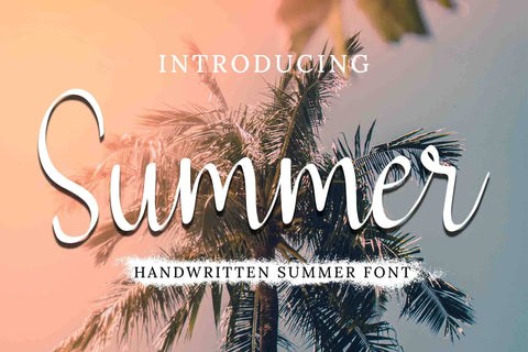 Summer Font LetterdayStudio 