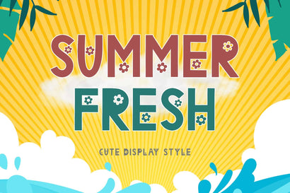 Summer Fresh Font Prasetya Letter 