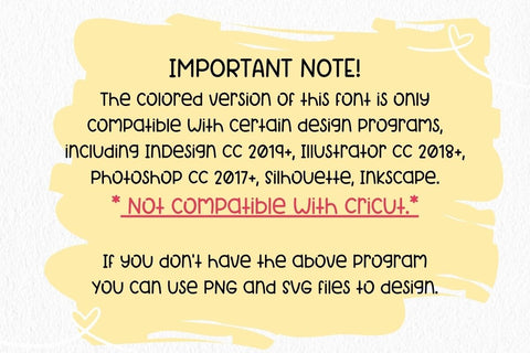 Summer Fruit 3 - Color Font Font AnningArts Design 