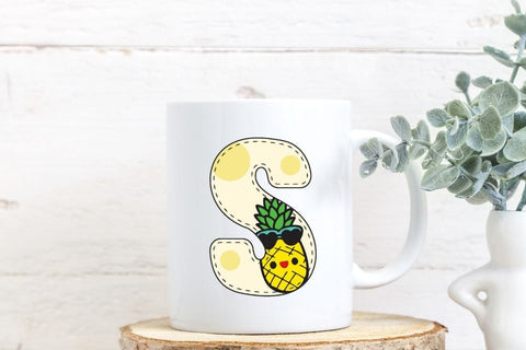 Summer Fruit 3 - Color Font Font AnningArts Design 