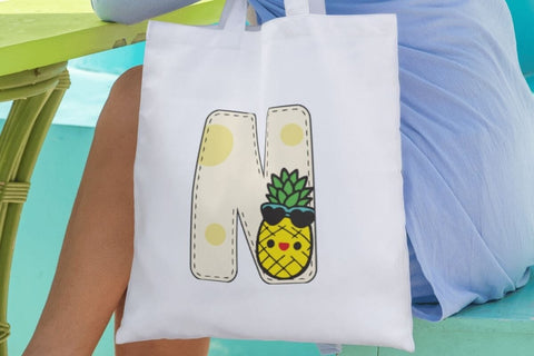 Summer Fruit 3 - Color Font Font AnningArts Design 