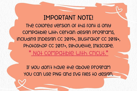 Summer Fruit - Color Font Font AnningArts Design 