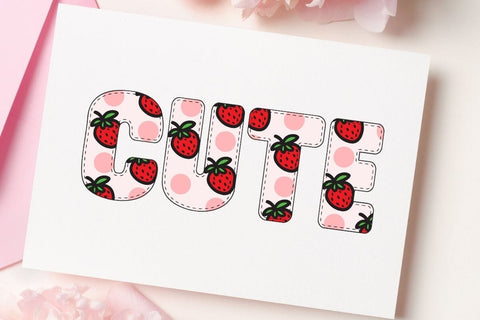 Summer Fruit5 - Color Font Font AnningArts Design 