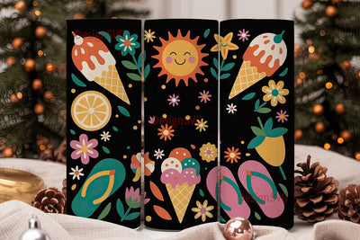 Summer Fun 20oz Tumbler Wrap Sublimation DesignSVG 