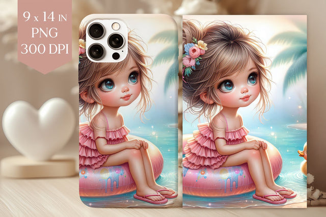 Summer Girl Phone Case PNG Sublimation BijouBay 