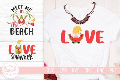 Summer Gnome SVG Cut File SVG dapiyupi store 