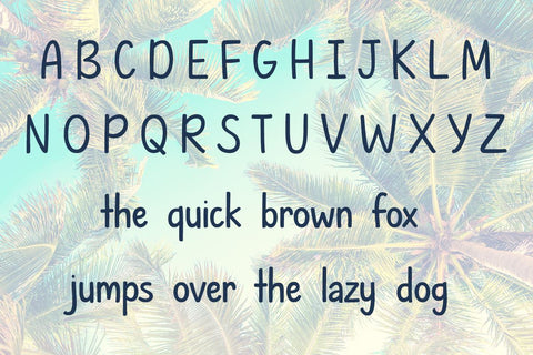 Summer Goals Font Misti's Fonts 