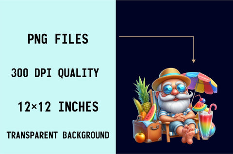 Summer Grandpa Sublimation Clipart Sublimation SVGArt 