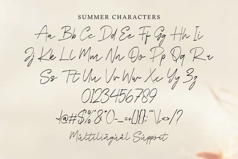 Summer - Handwritten Font Font Masyafi Studio 