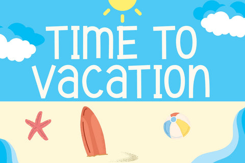 Summer Horizon Font AEN Creative Store 