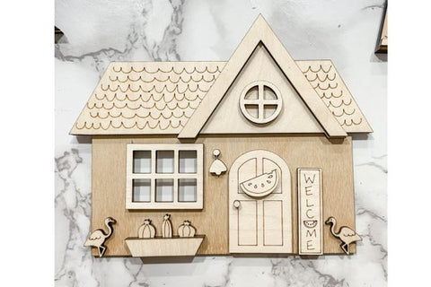 Summer House Laser SVG File SVG Crafting With Brenna 