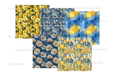 Summer In City Digital Paper | Travel Pattern Digital Pattern GlamArtZhanna 