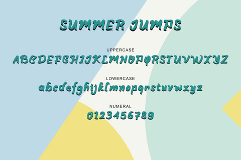 Summer Jumps Font Prasetya Letter 