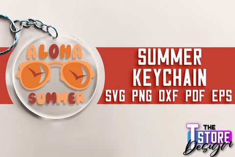 Summer Keychain SVG Design | Sea & Ocean SVG Quotes | Quotes Design SVG The T Store Design 