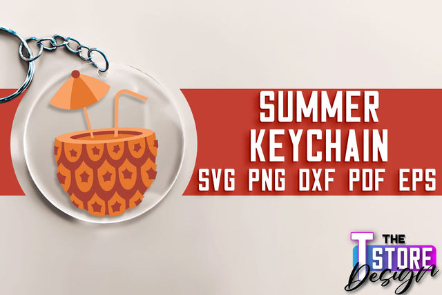 Summer Keychain SVG Design | Sea & Ocean SVG Quotes | Quotes Design SVG The T Store Design 