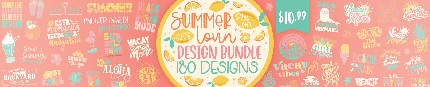 Summer Lovin' Design Bundle - 91% Off Limited Time